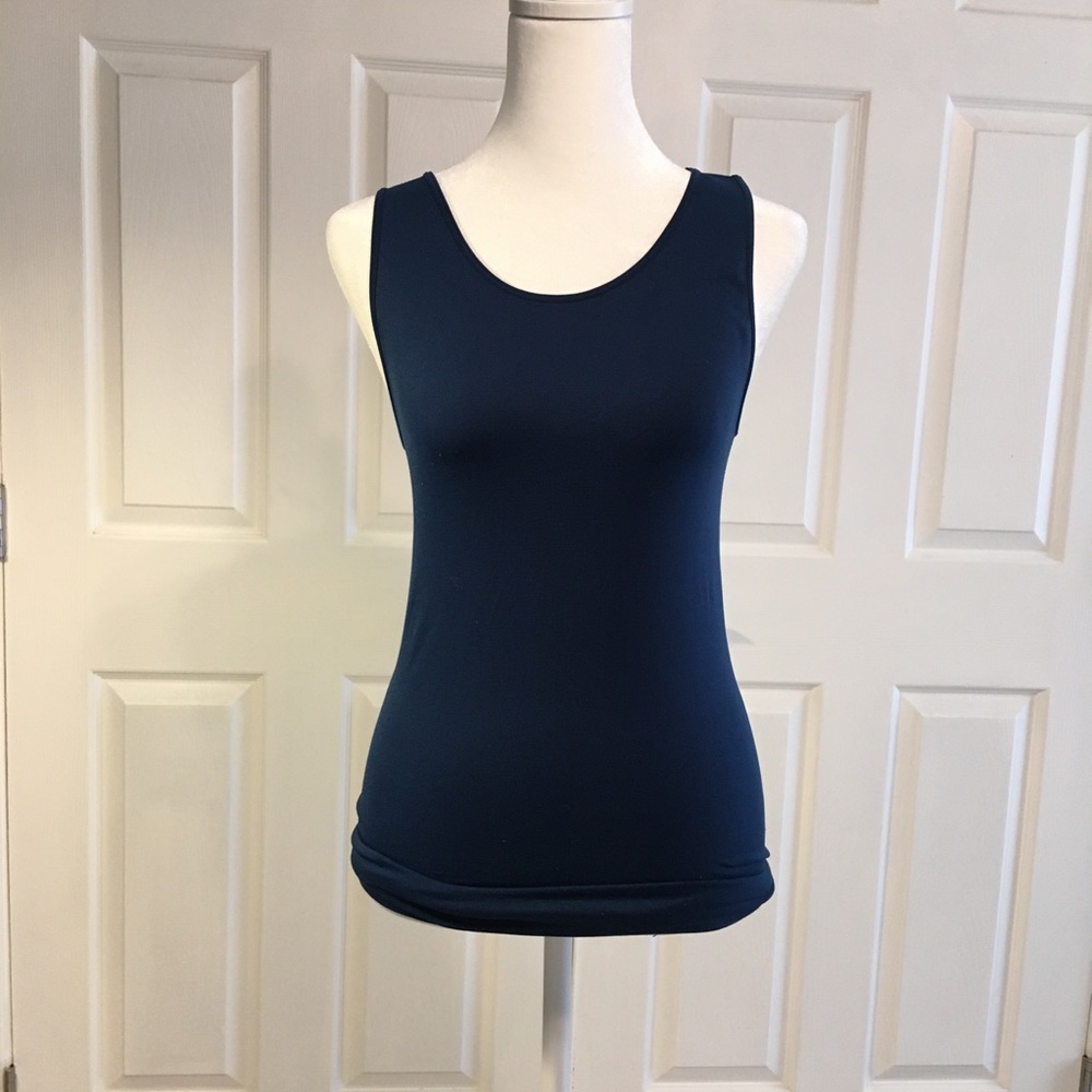 Skinnytees Tank Peacock Blue